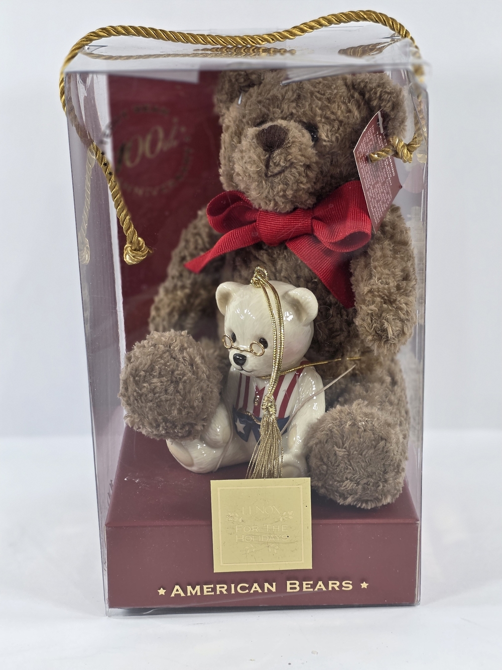 Lenox American Bears Teddy Bear 100th Anniversary Plush & Ornament New in Box